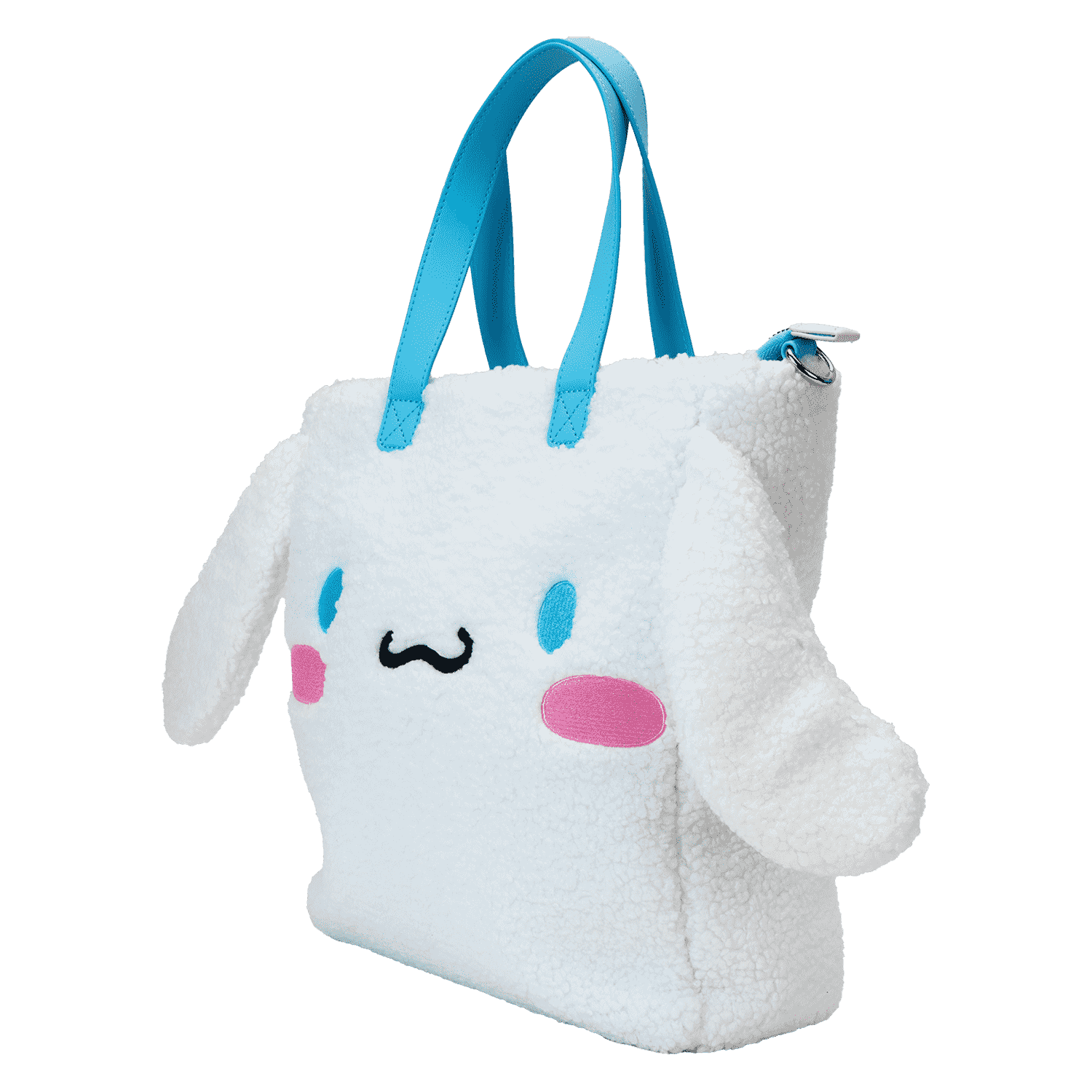 Sanrio Cinnamoroll Cosplay Sherpa Tote Crossbody Bag With Coin Bag - Figurine Bags Sanrio - vue 5