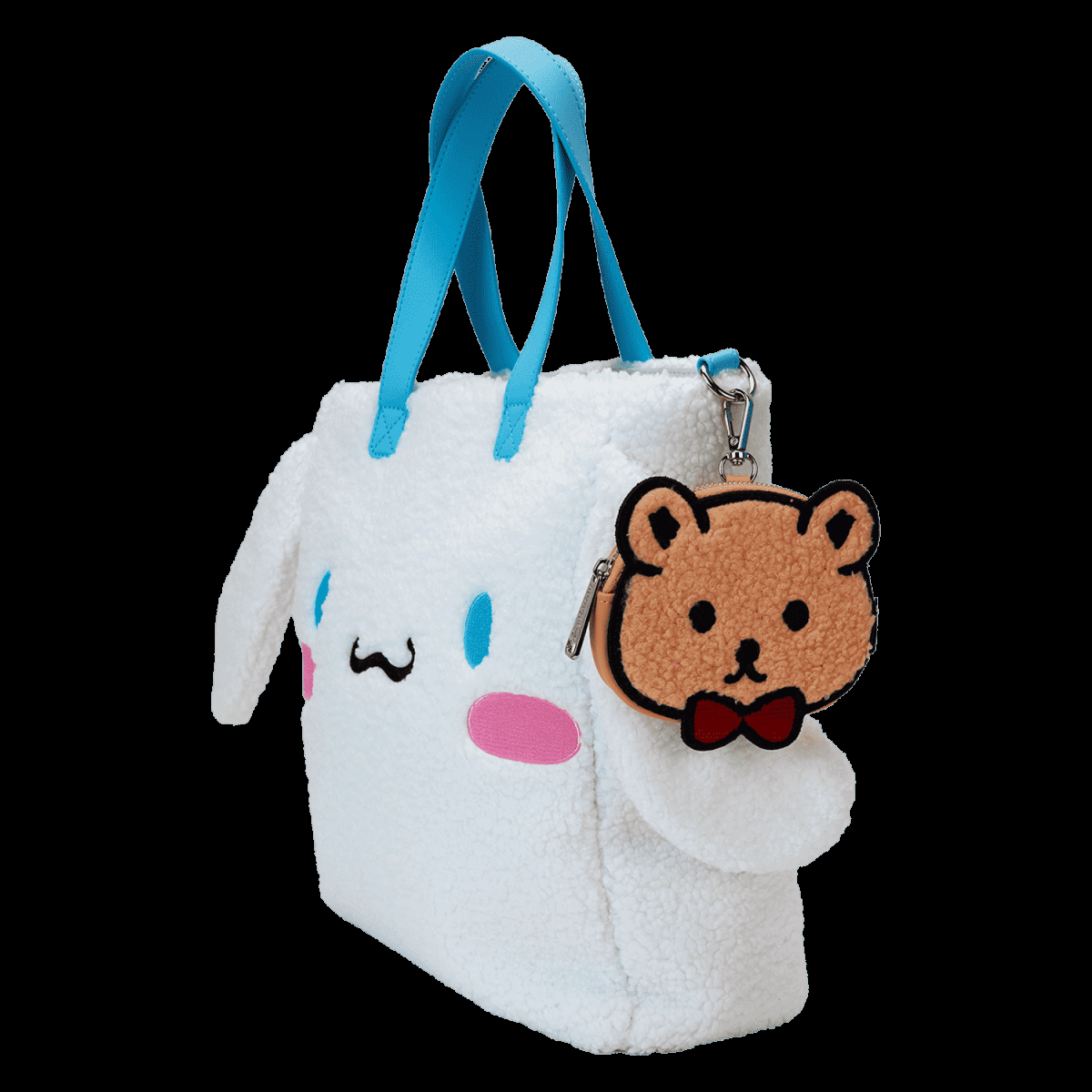 Sanrio Cinnamoroll Cosplay Sherpa Tote Crossbody Bag With Coin Bag - Figurine Bags Sanrio - vue 8
