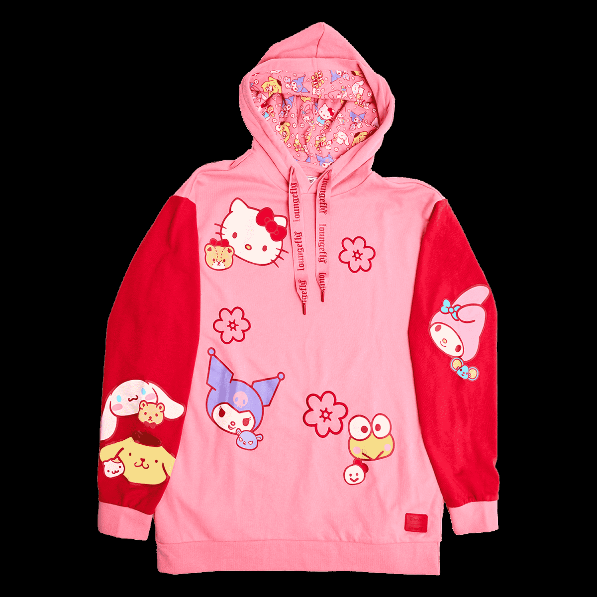 Sanrio Hello Kitty & Friends Color Block Unisex Hoodie - Figurine Apparel Sanrio - vue 4