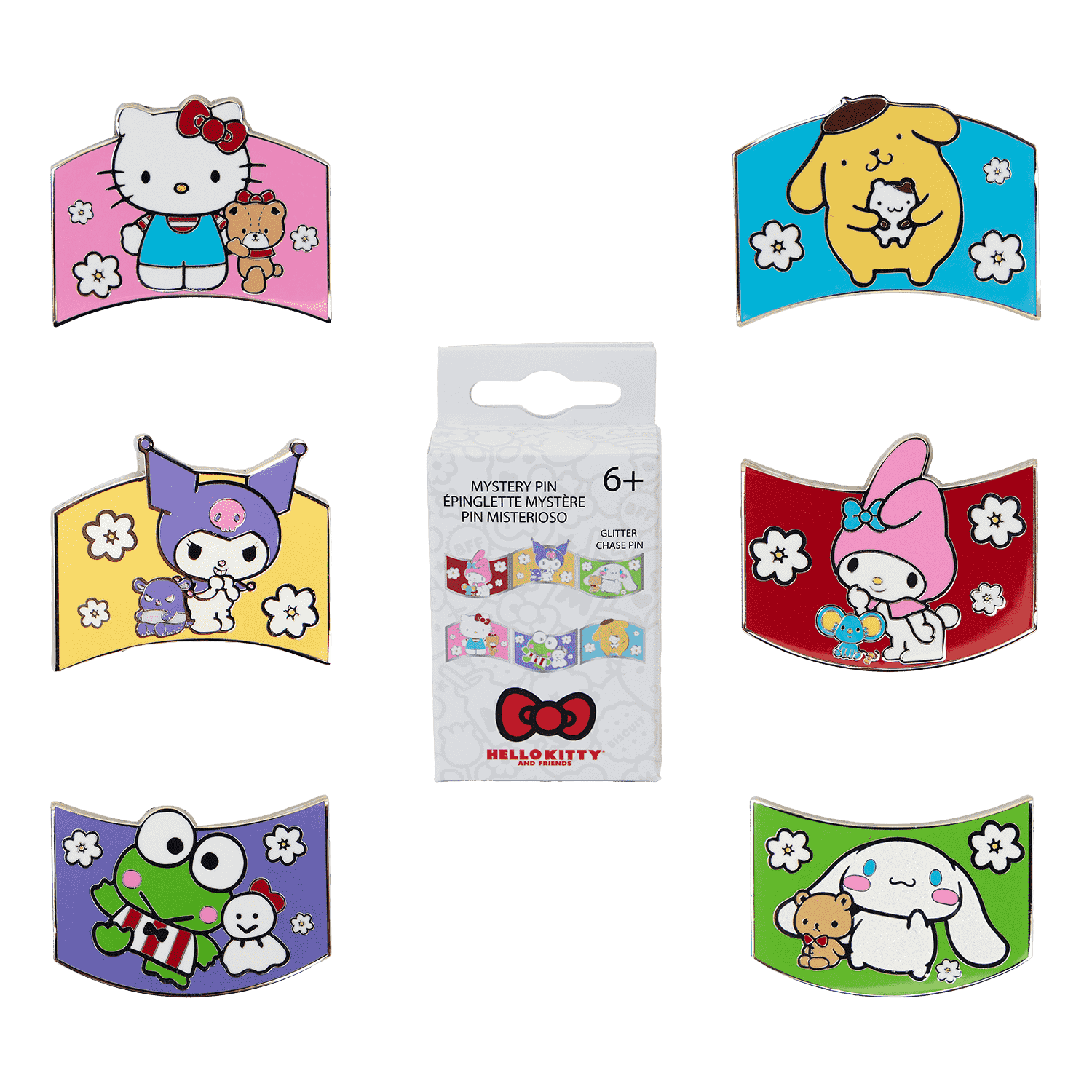 Sanrio Hello Kitty & Friends Color Block Mystery Box Pin - Figurine Pins