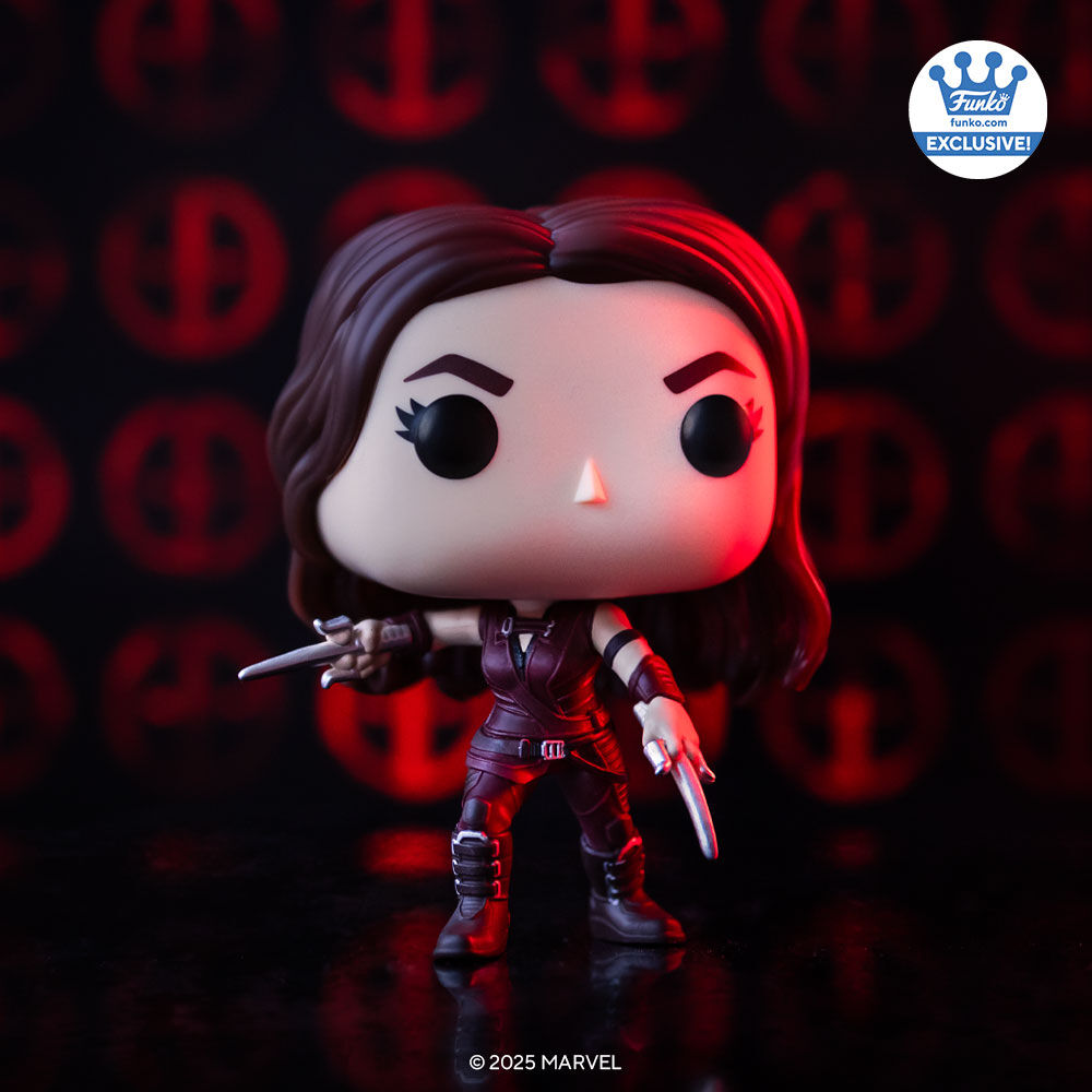 Pop! Elektra with Sai (Metallic) - Figurine Pop! Marvel - vue 2