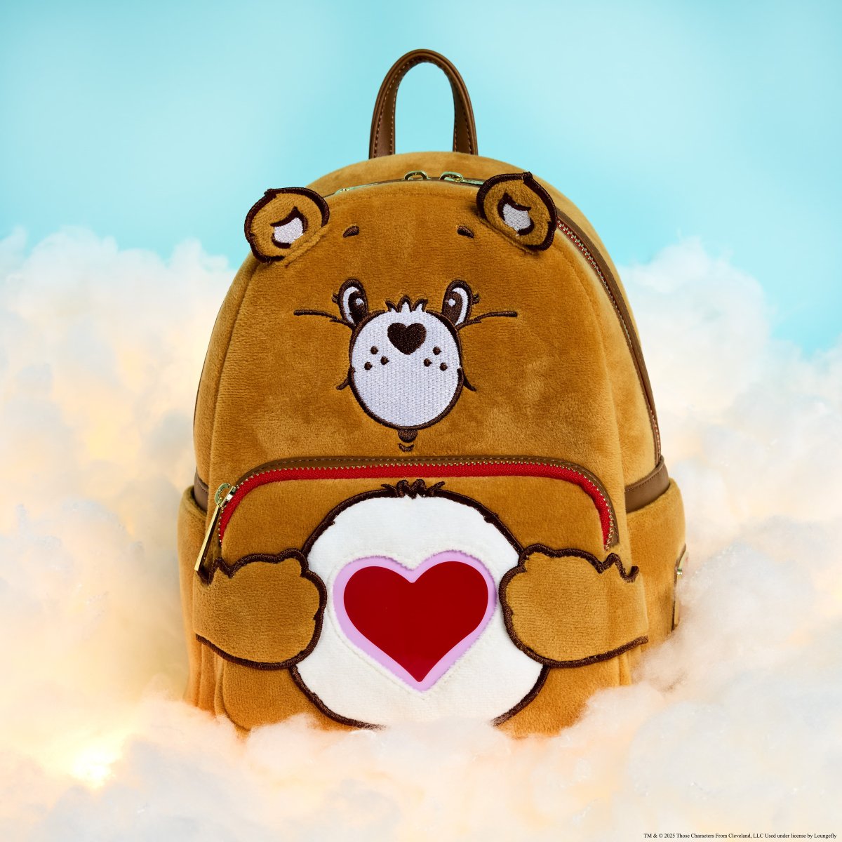 Care Bears Exclusive Tenderheart Bear Plush Cosplay Light Up Glow Mini Backpack - Figurine Bags Care Bears - vue 2