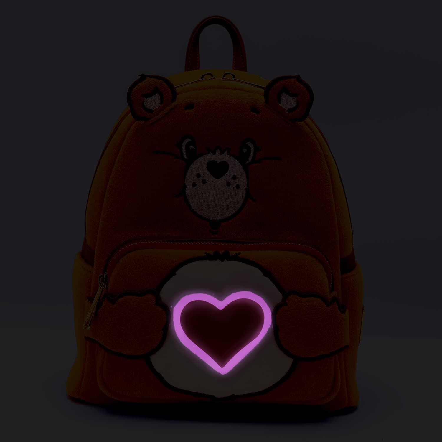 Care Bears Exclusive Tenderheart Bear Plush Cosplay Light Up Glow Mini Backpack - Figurine Bags Care Bears - vue 5