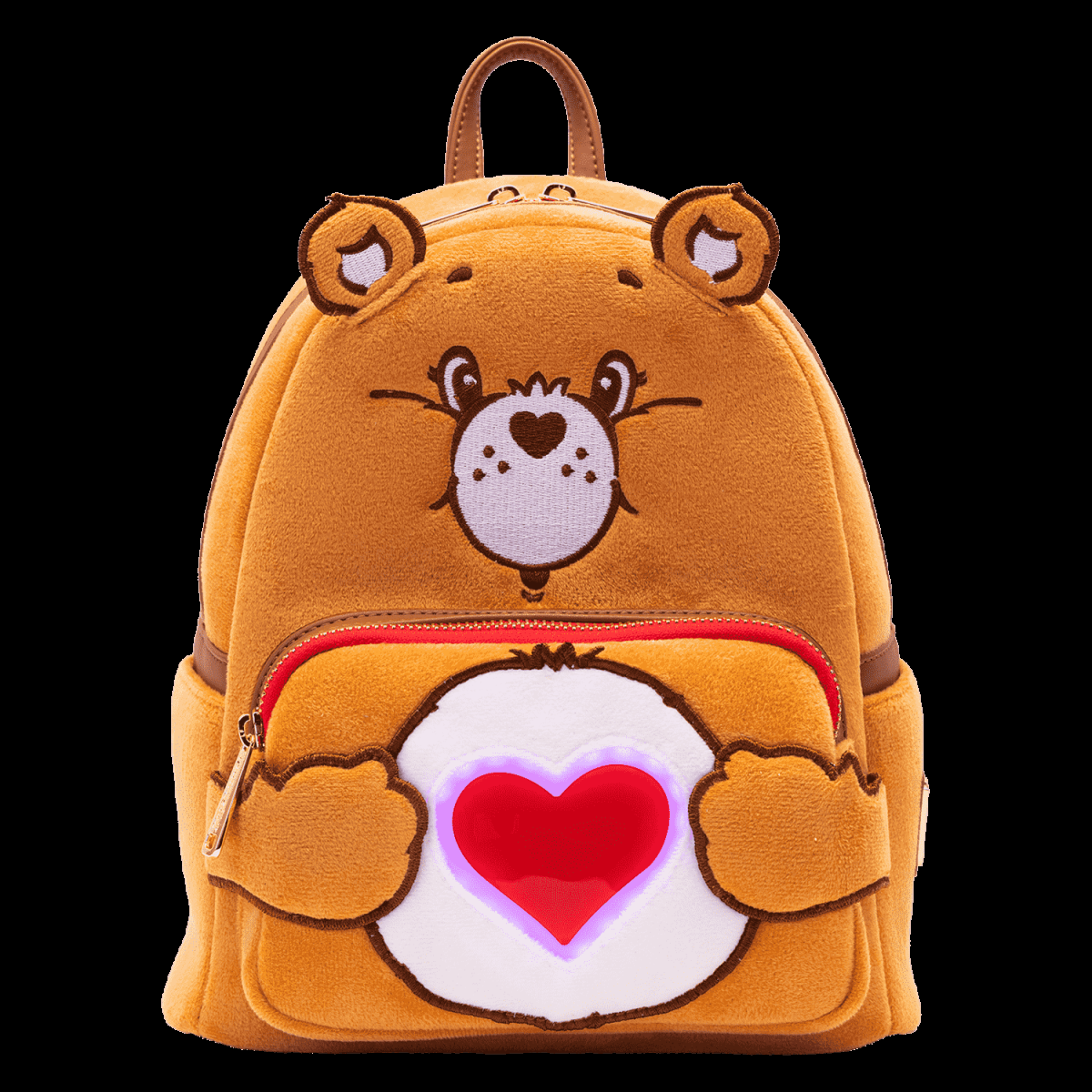 Care Bears Exclusive Tenderheart Bear Plush Cosplay Light Up Glow Mini Backpack - Figurine Bags Care Bears - vue 6