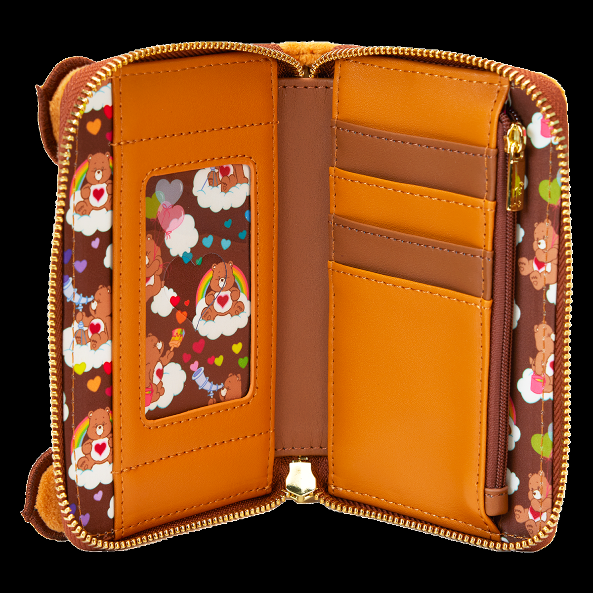 Care Bears Exclusive Tenderheart Bear Plush Cosplay Zip Around Wallet - Figurine Wallets Care Bears - vue 6