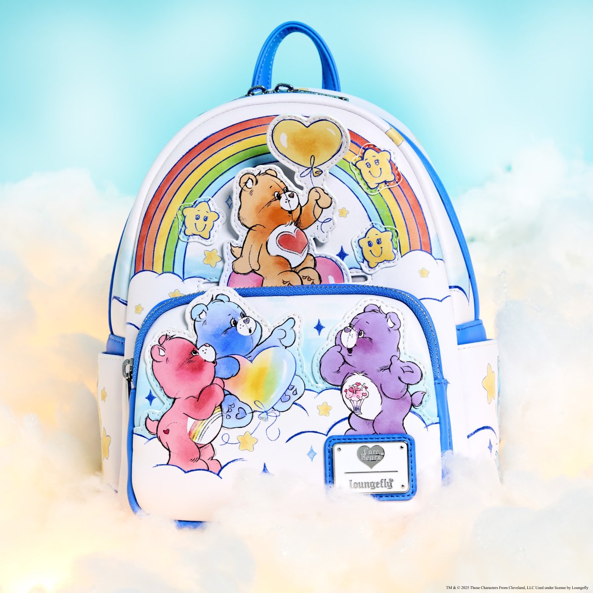 Care Bears Care-A-Lot Rainbow Mini Backpack - Figurine Bags Care Bears - vue 2
