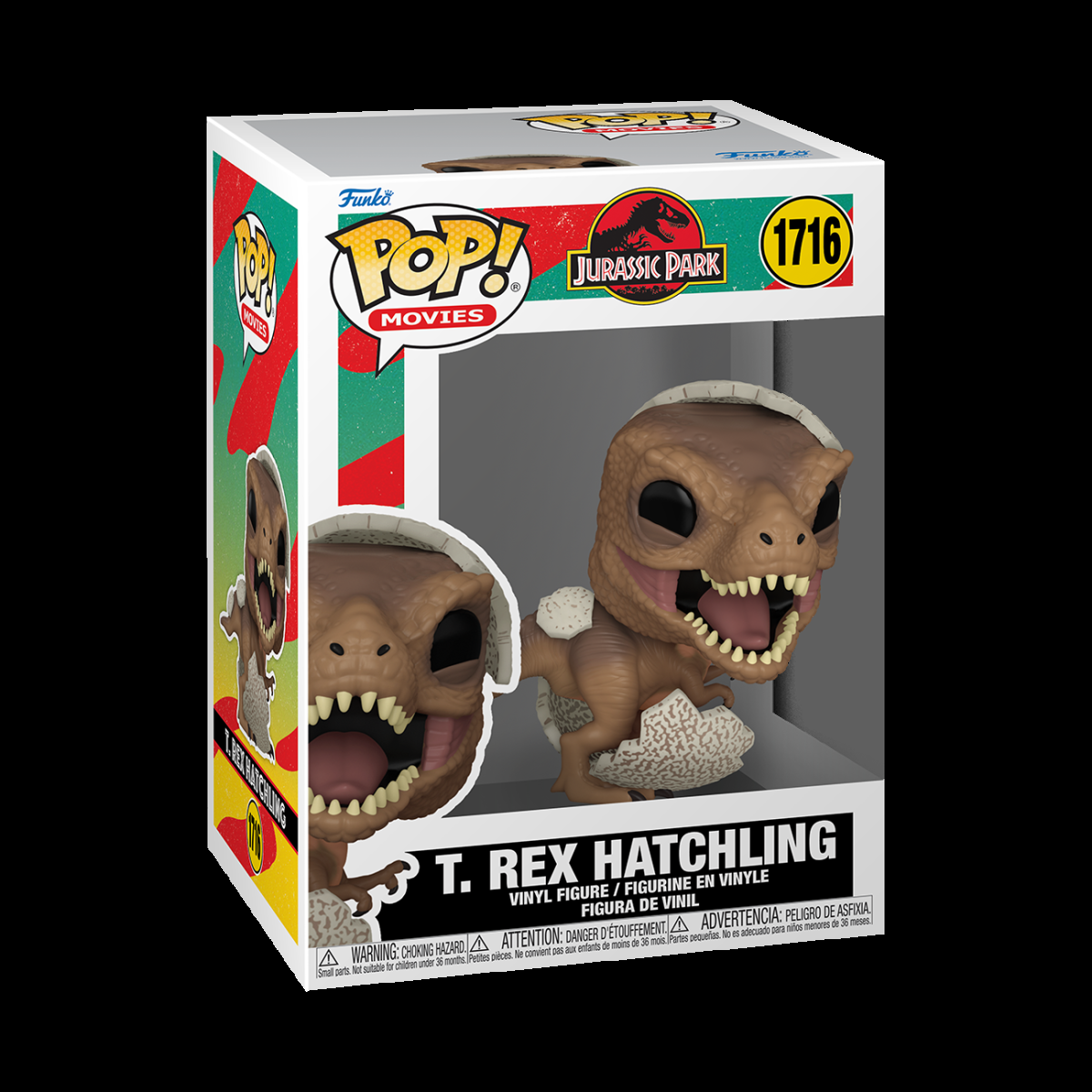 Pop! T. Rex Hatchling - Figurine Pop! Jurassic Park - vue 2