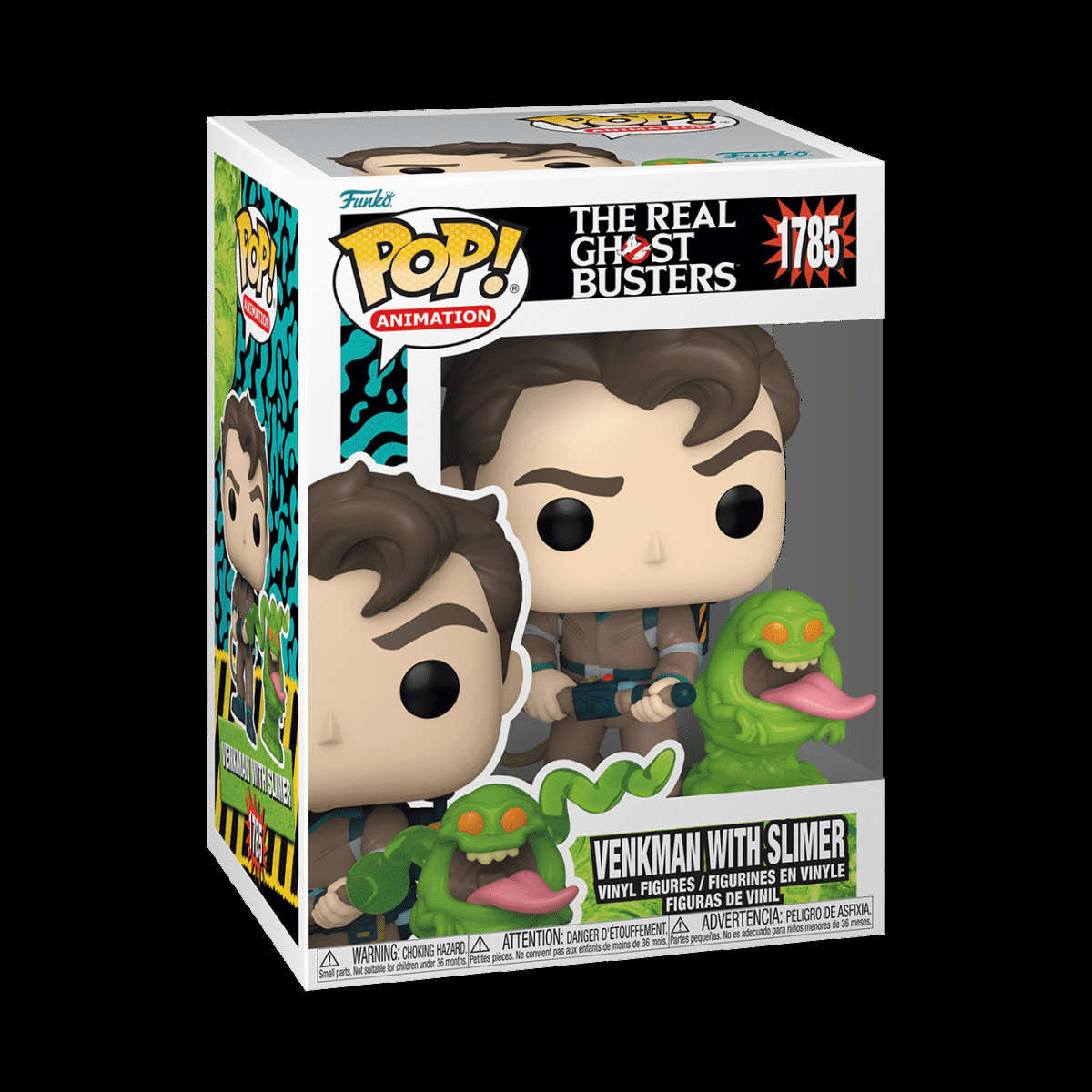 Pop! & Buddy Venkman with Slimer (The Real Ghostbusters) - Figurine Pop! Ghostbusters - vue 2