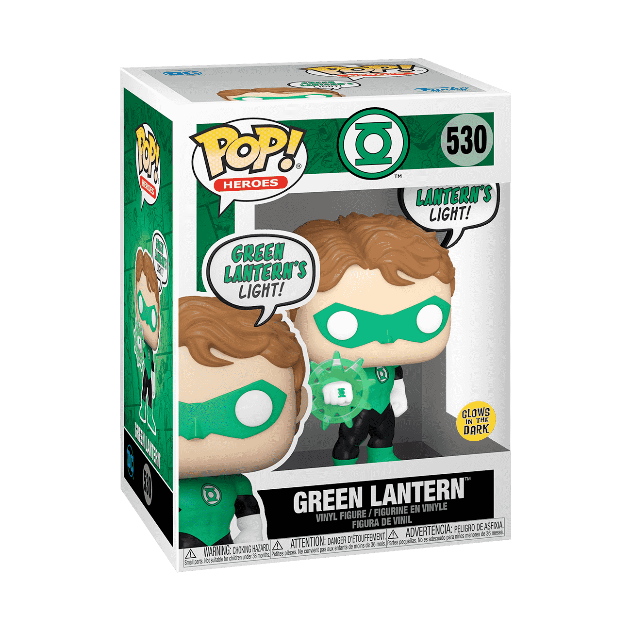 Pop! Green Lantern (Green Lantern Oath) (Glow) - Figurine Pop! DC Comics - vue 2