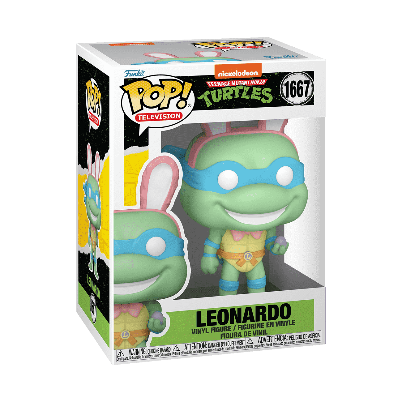 Pop! Leonardo with Easter Egg - Figurine Pop! Teenage Mutant Ninja Turtles - vue 2