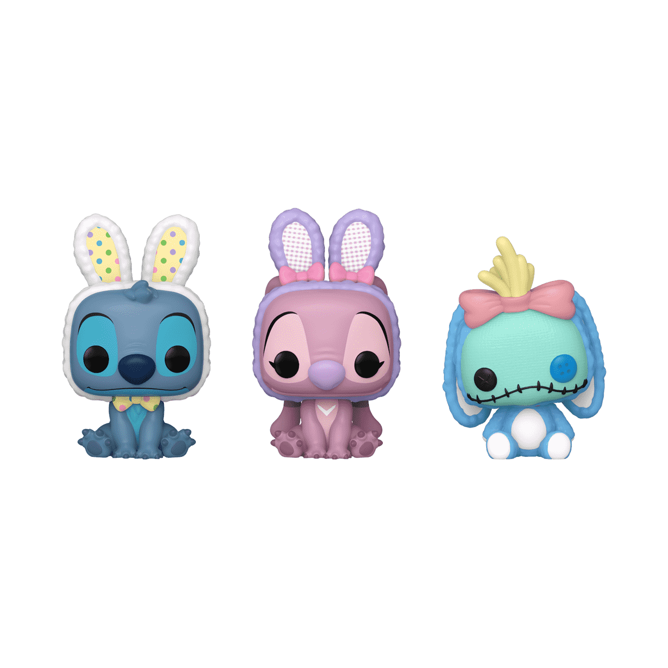 Pocket Pop! Easter Stitch, Angel, Scrump 3-Pack - Figurine Pop! Disney - vue 2