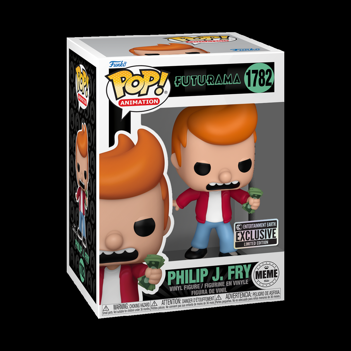 Pop! Philip J. Fry (Take My Money Meme) - Figurine Pop! Futurama - vue 2