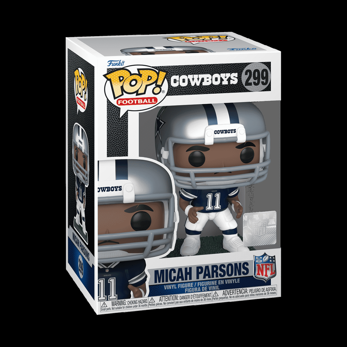 Pop! Micah Parsons - Figurine Pop! NFL - vue 2
