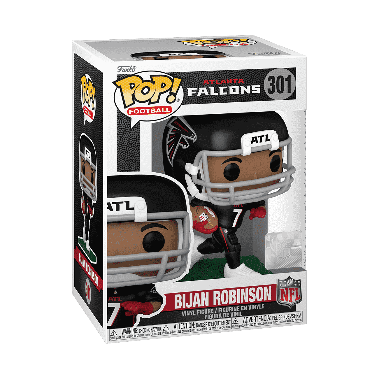 Pop! Bijan Robinson - Figurine Pop! NFL - vue 2