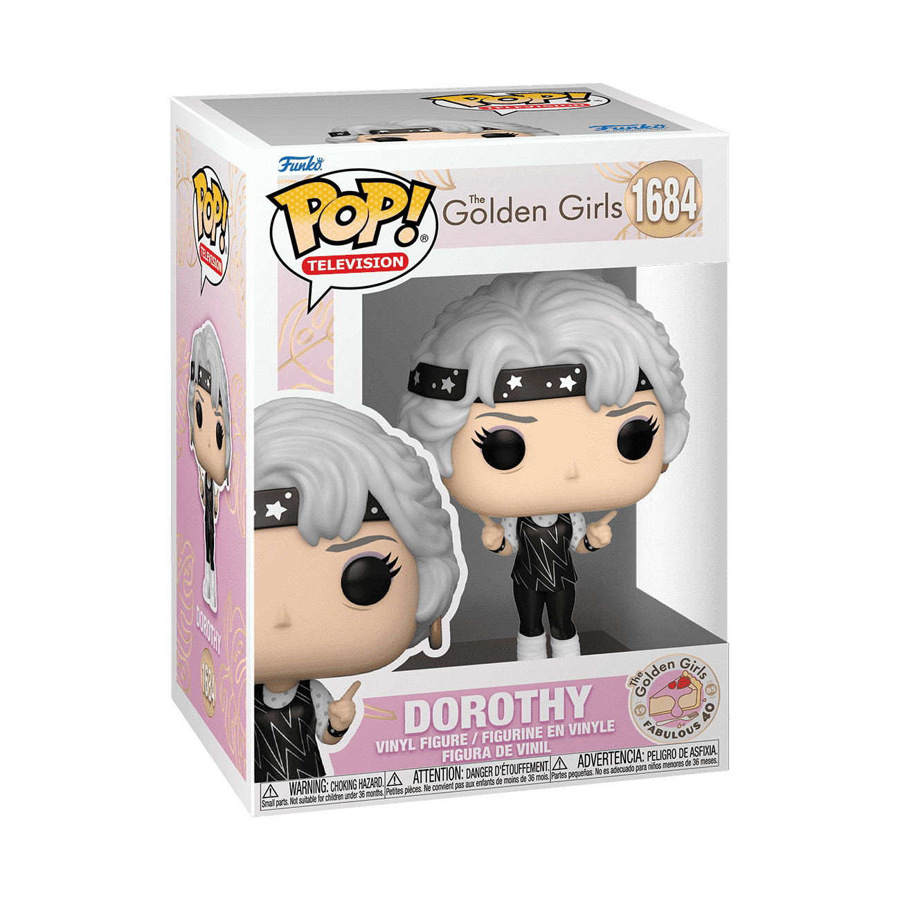 Pop! Dorothy in Gym Outfit (Fabulous 40) - Figurine Pop! The Golden Girls - vue 2