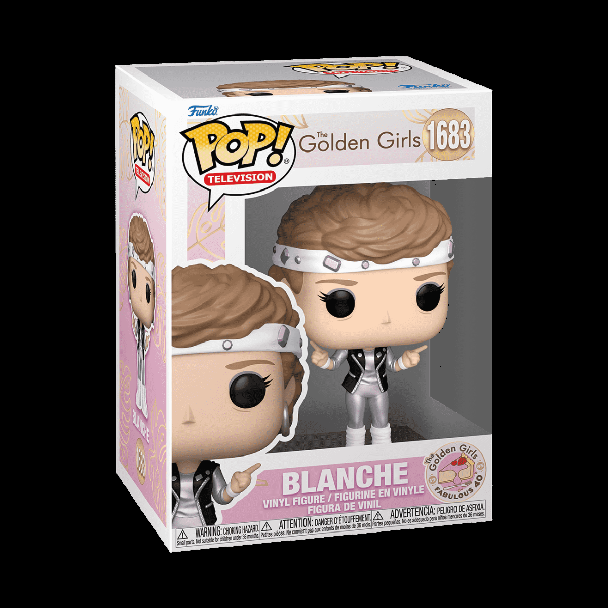 Pop! Blanche in Gym Outfit (Fabulous 40) - Figurine Pop! The Golden Girls - vue 2