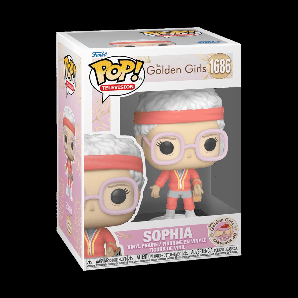 Pop! Sophia in Gym Outfit (Fabulous 40) - Figurine Pop! The Golden Girls - vue 2