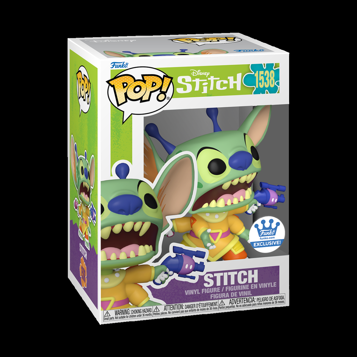 Pop! Stitch (Concept Art) - Figurine Pop! Disney - vue 3