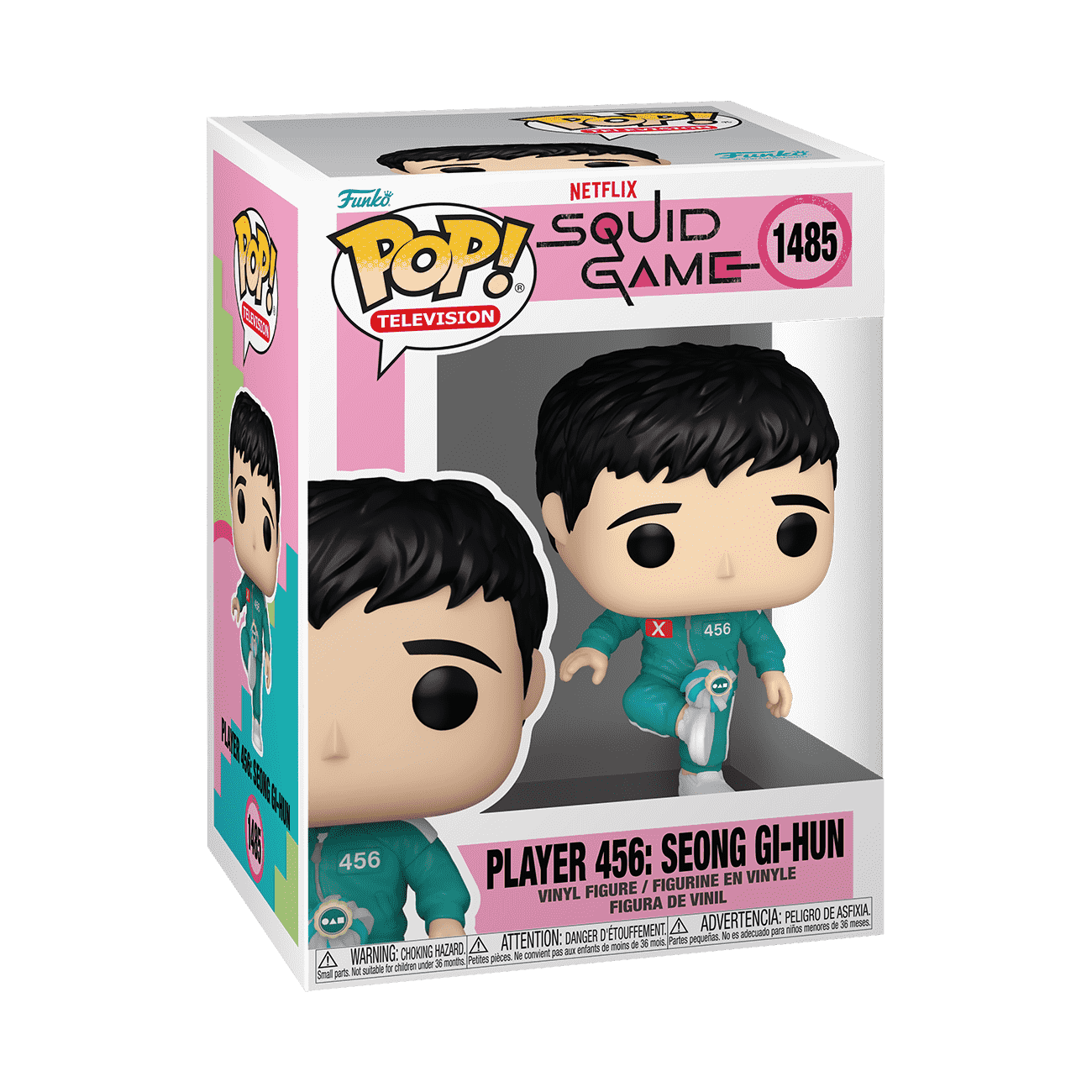 Pop! Player 456: Seong Gi-Hun (Kicking Jegi) - Figurine Pop! Squid Game - vue 2