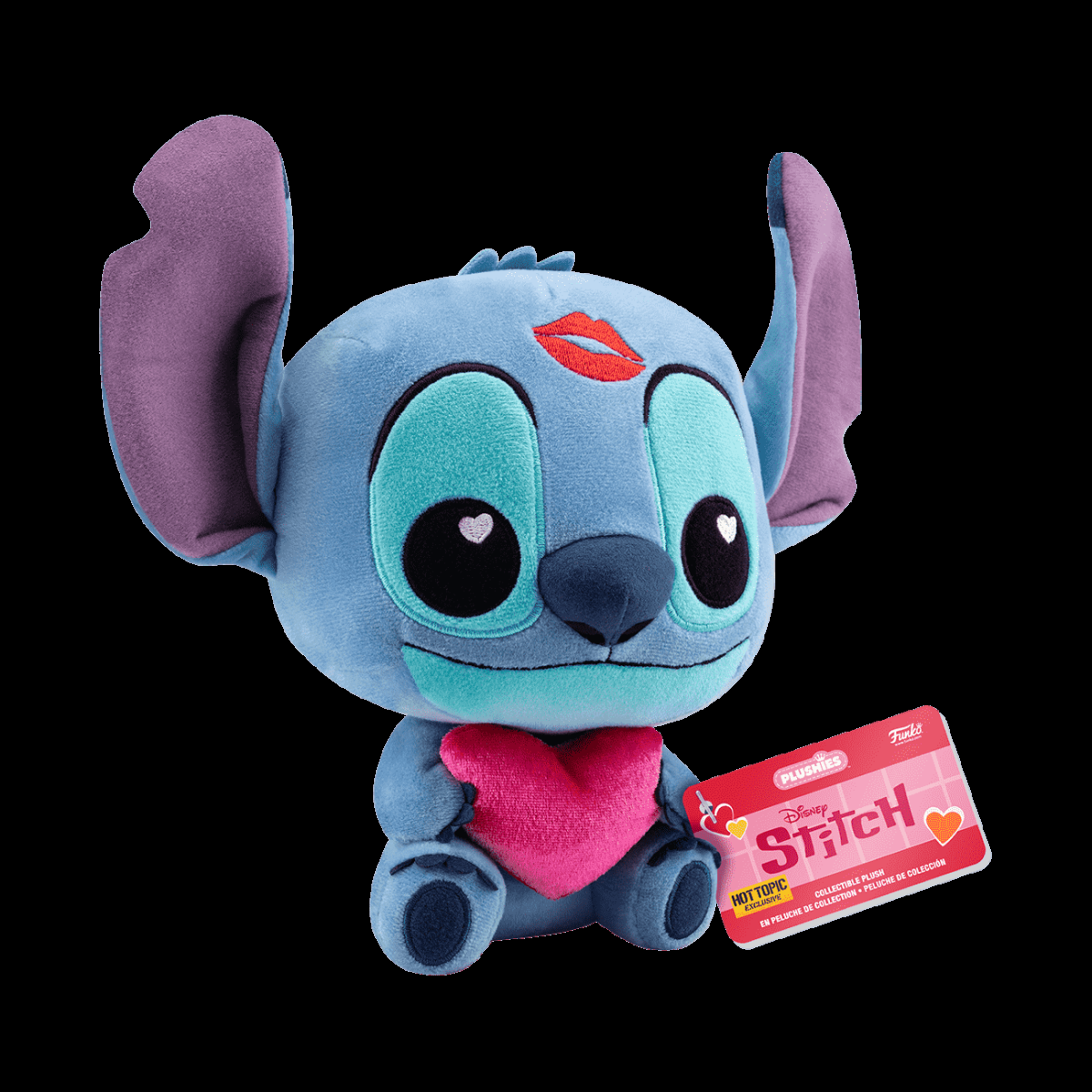 Stitch with Heart Plush - Figurine Plush Disney - vue 2