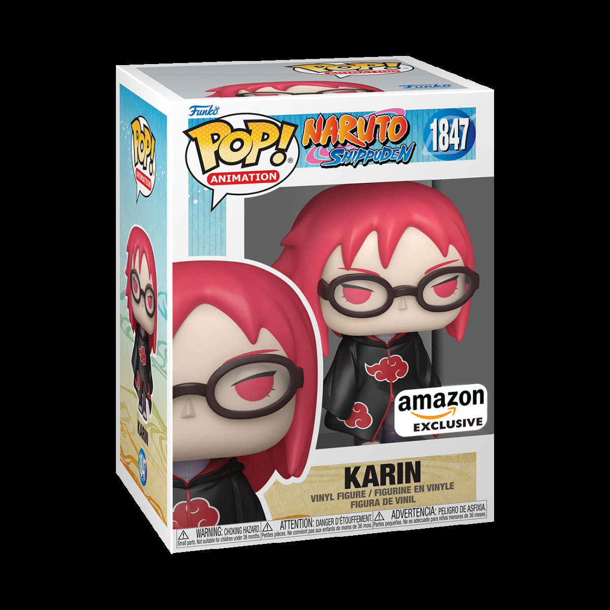 Pop! Karin (Akatsuki Cloak) - Figurine Pop! Naruto Shippuden - vue 2