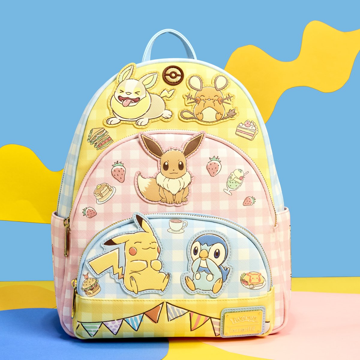 Pokémon Caf Triple Pocket Mini Backpack - Figurine Bags Pokémon - vue 2