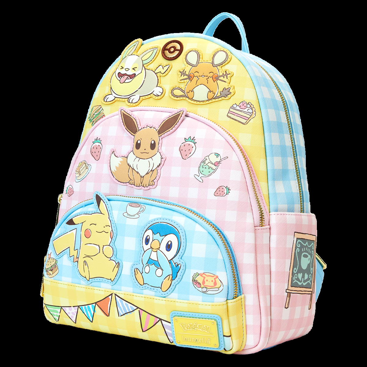 Pokémon Caf Triple Pocket Mini Backpack - Figurine Bags Pokémon - vue 4