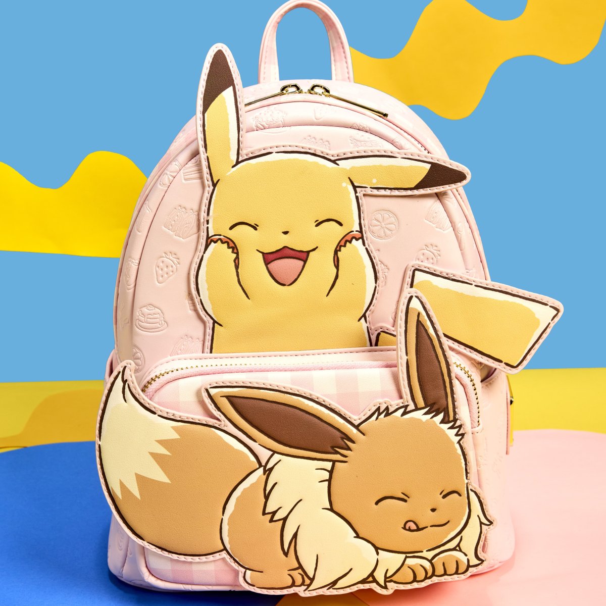 Pokémon Caf Pikachu & Eevee Mini Backpack - Figurine Bags Pokémon - vue 2