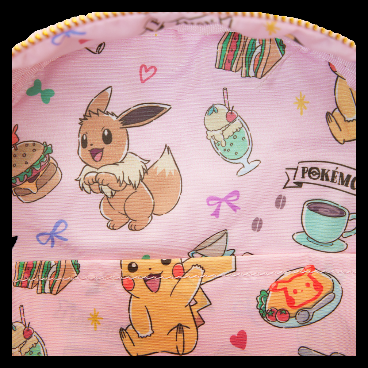 Pokémon Caf Pikachu & Eevee Mini Backpack - Figurine Bags Pokémon - vue 8