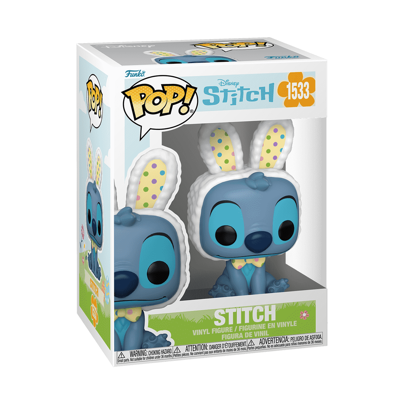 Pop! Stitch (Easter Bunny) - Figurine Pop! Disney - vue 2