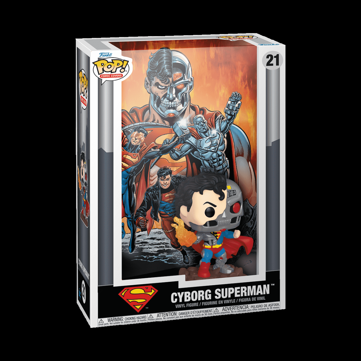 Pop! Comic Covers Reign of the Supermen - Cyborg Superman - Figurine Pop! DC Comics - vue 2