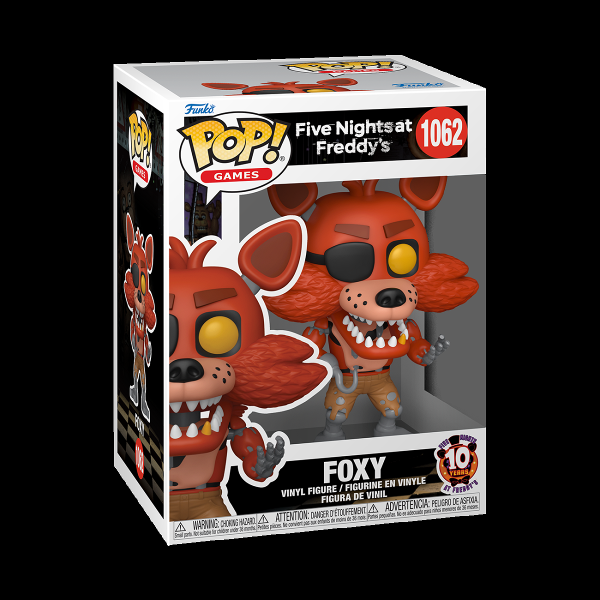 Pop! Foxy (10th Anniversary) - Figurine Pop! Five Nights at Freddy's - vue 2