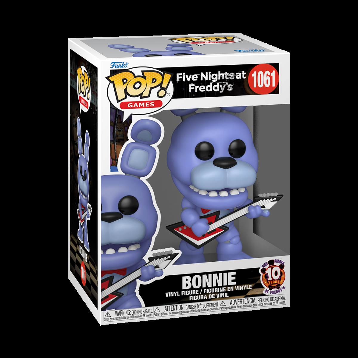 Pop! Bonnie with Guitar (10th Anniversary) - Figurine Pop! Five Nights at Freddy's - vue 2