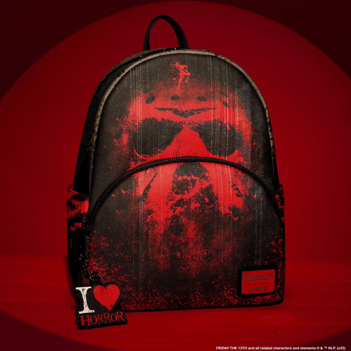 I Heart Horror Friday The 13th Mini Backpack - Figurine Bags Friday the 13th - vue 2