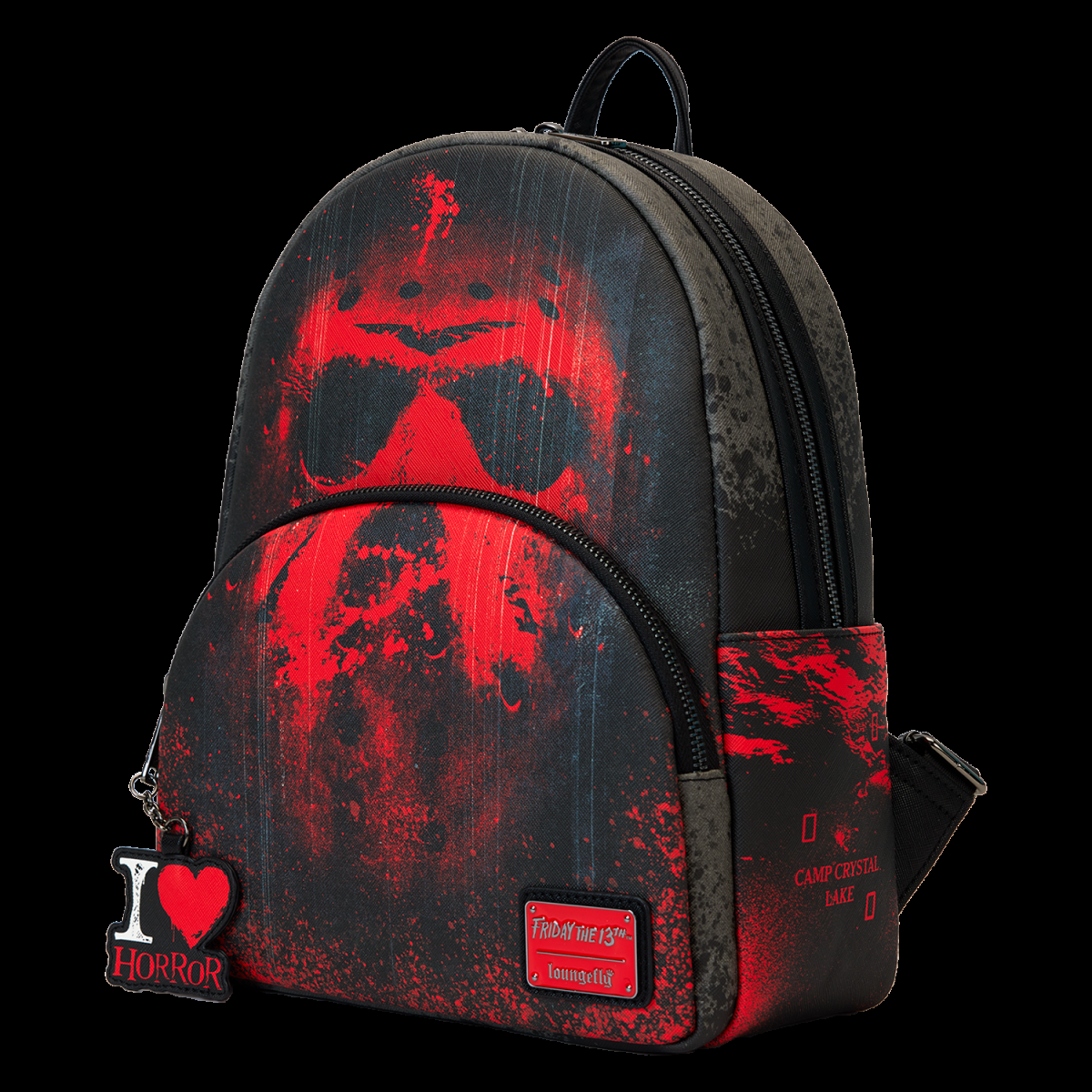 I Heart Horror Friday The 13th Mini Backpack - Figurine Bags Friday the 13th - vue 4