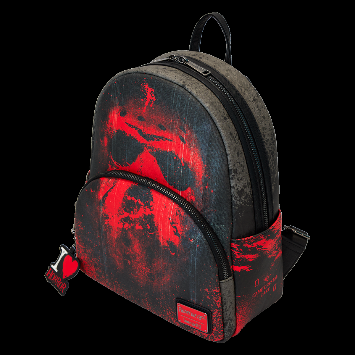I Heart Horror Friday The 13th Mini Backpack - Figurine Bags Friday the 13th - vue 5