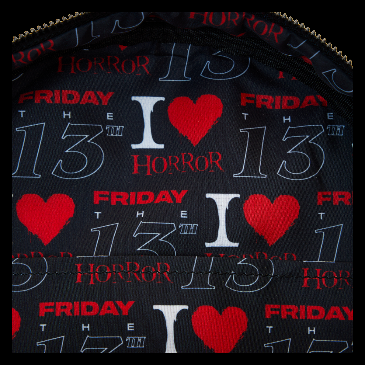 I Heart Horror Friday The 13th Mini Backpack - Figurine Bags Friday the 13th - vue 9