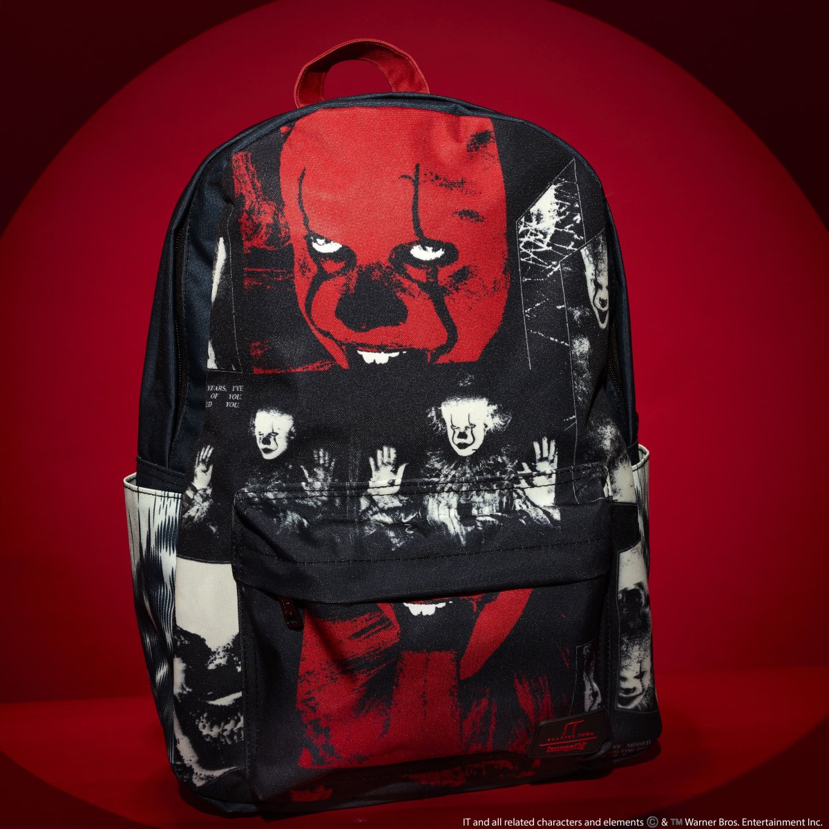 I Heart Horror It Pennywise Glow Nylon Full-Size Backpack - Figurine Bags IT - vue 2