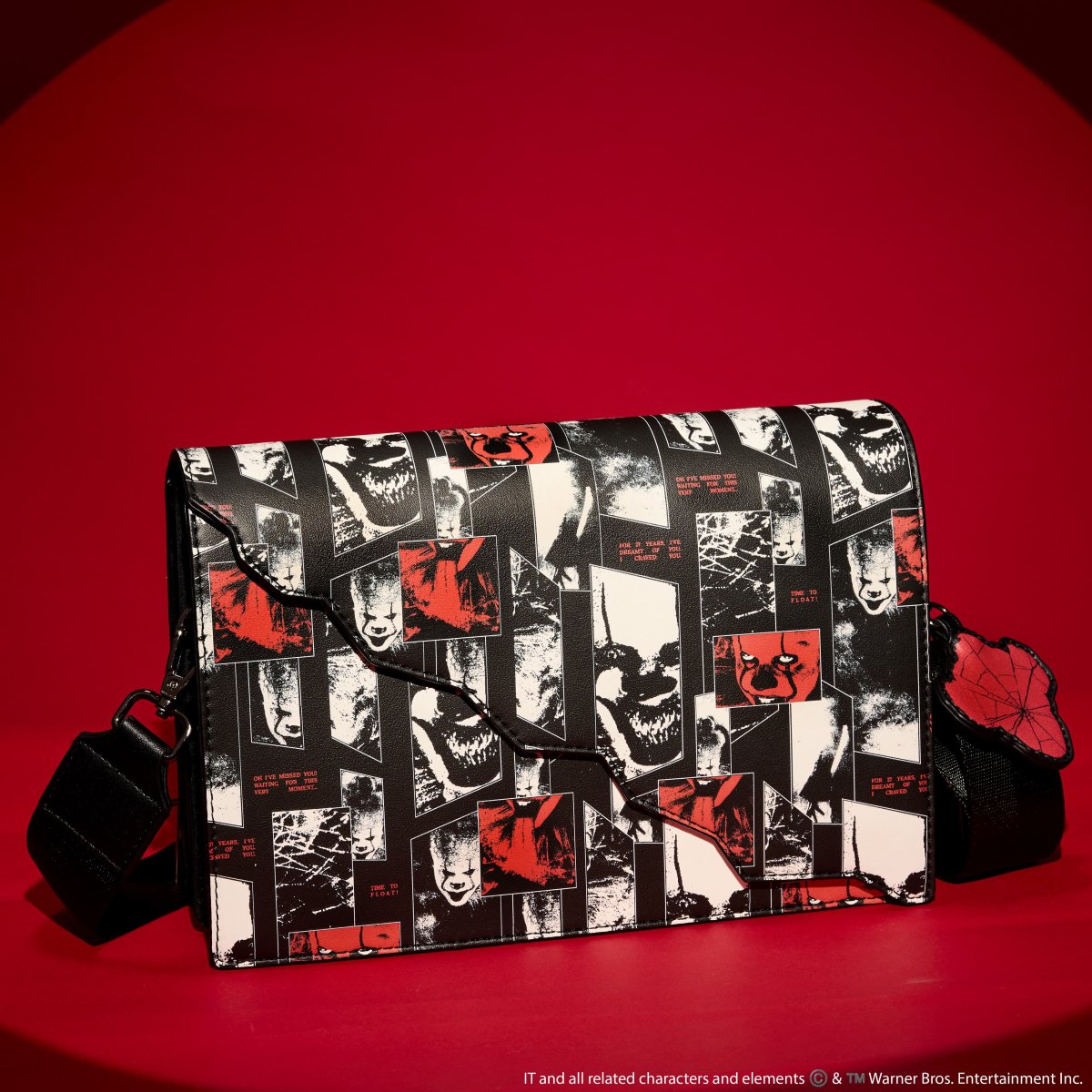 I Heart Horror It Pennywise Glow Crossbody Bag - Figurine Bags IT - vue 2