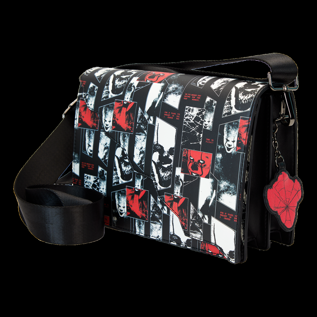 I Heart Horror It Pennywise Glow Crossbody Bag - Figurine Bags IT - vue 4