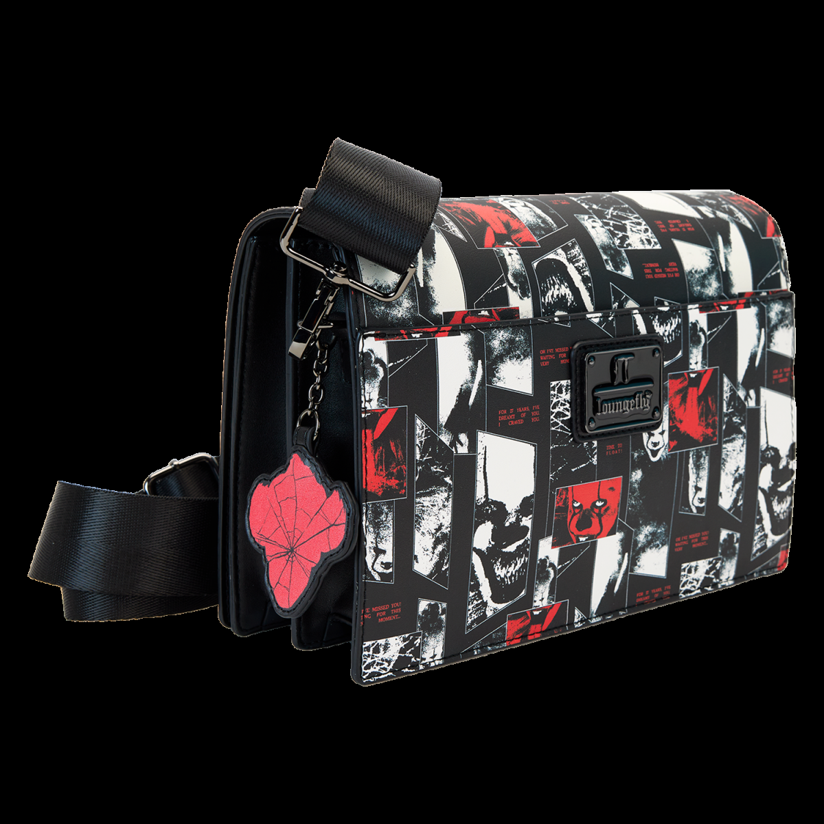 I Heart Horror It Pennywise Glow Crossbody Bag - Figurine Bags IT - vue 6