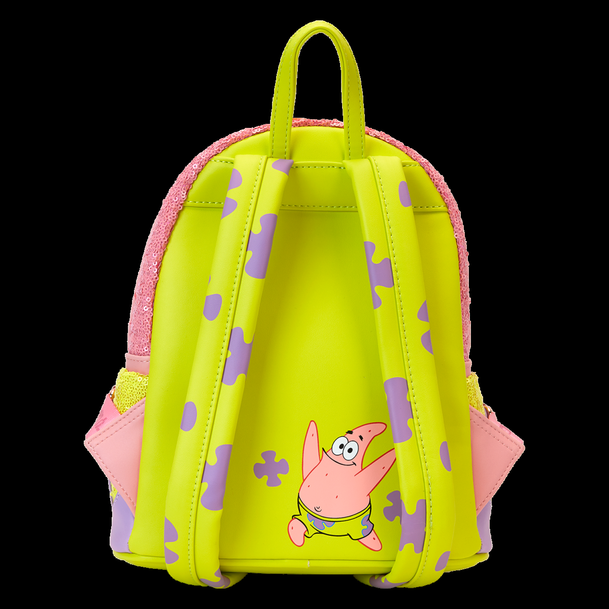 Limited Edition SpongeBob SquarePants Patrick Star Sequin Cosplay Mini Backpack - Figurine Bags Nickelodeon - vue 8