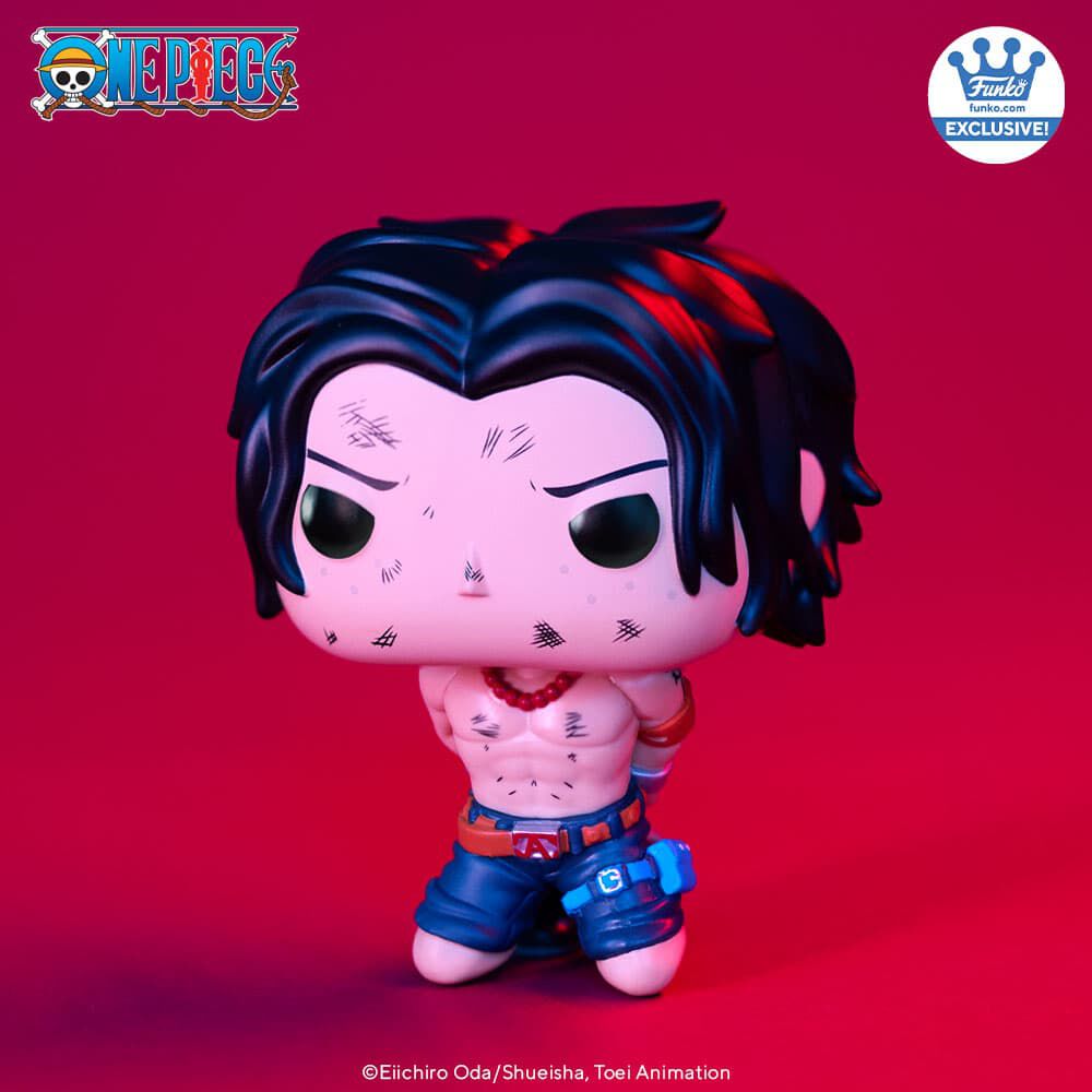Pop! Portgas D. Ace (Execution) with Pop! Protector - Figurine Pop! One Piece - vue 2