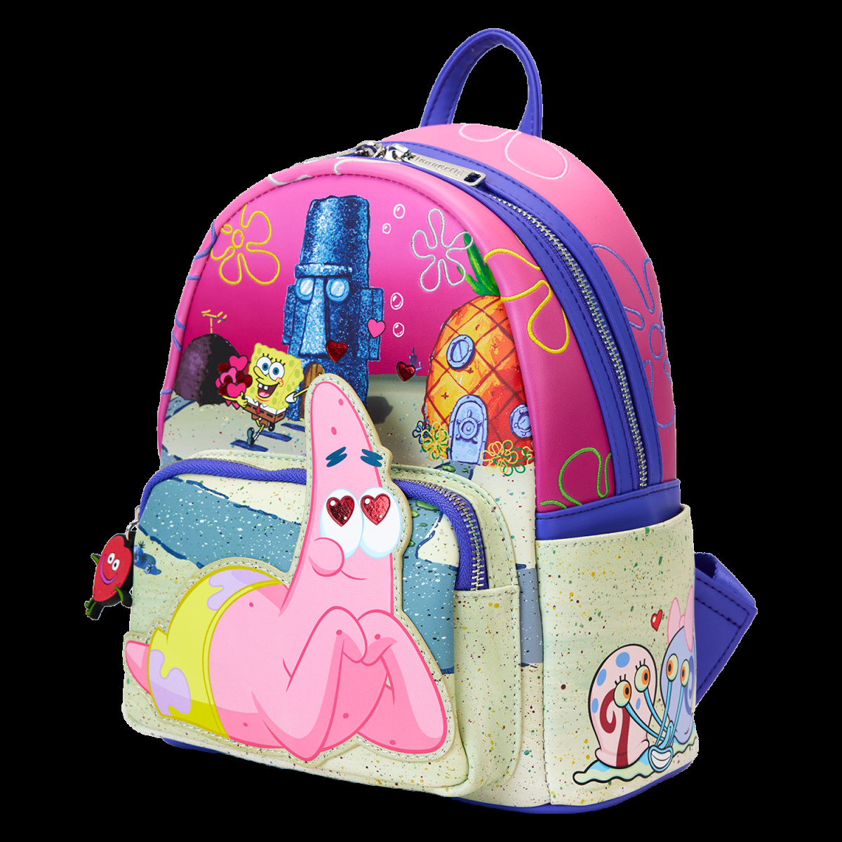 SpongeBob SquarePants & Patrick Star Hearts Mini Backpack - Figurine Bags Nickelodeon - vue 4