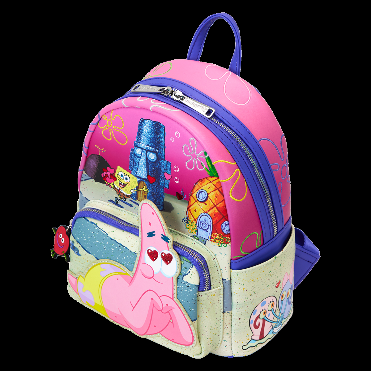 SpongeBob SquarePants & Patrick Star Hearts Mini Backpack - Figurine Bags Nickelodeon - vue 5