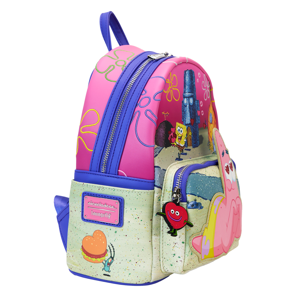 SpongeBob SquarePants & Patrick Star Hearts Mini Backpack - Figurine Bags Nickelodeon - vue 6