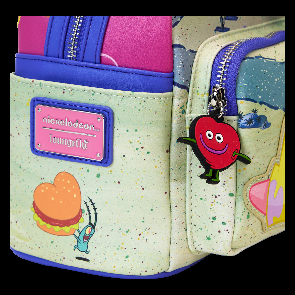 SpongeBob SquarePants & Patrick Star Hearts Mini Backpack - Figurine Bags Nickelodeon - vue 7
