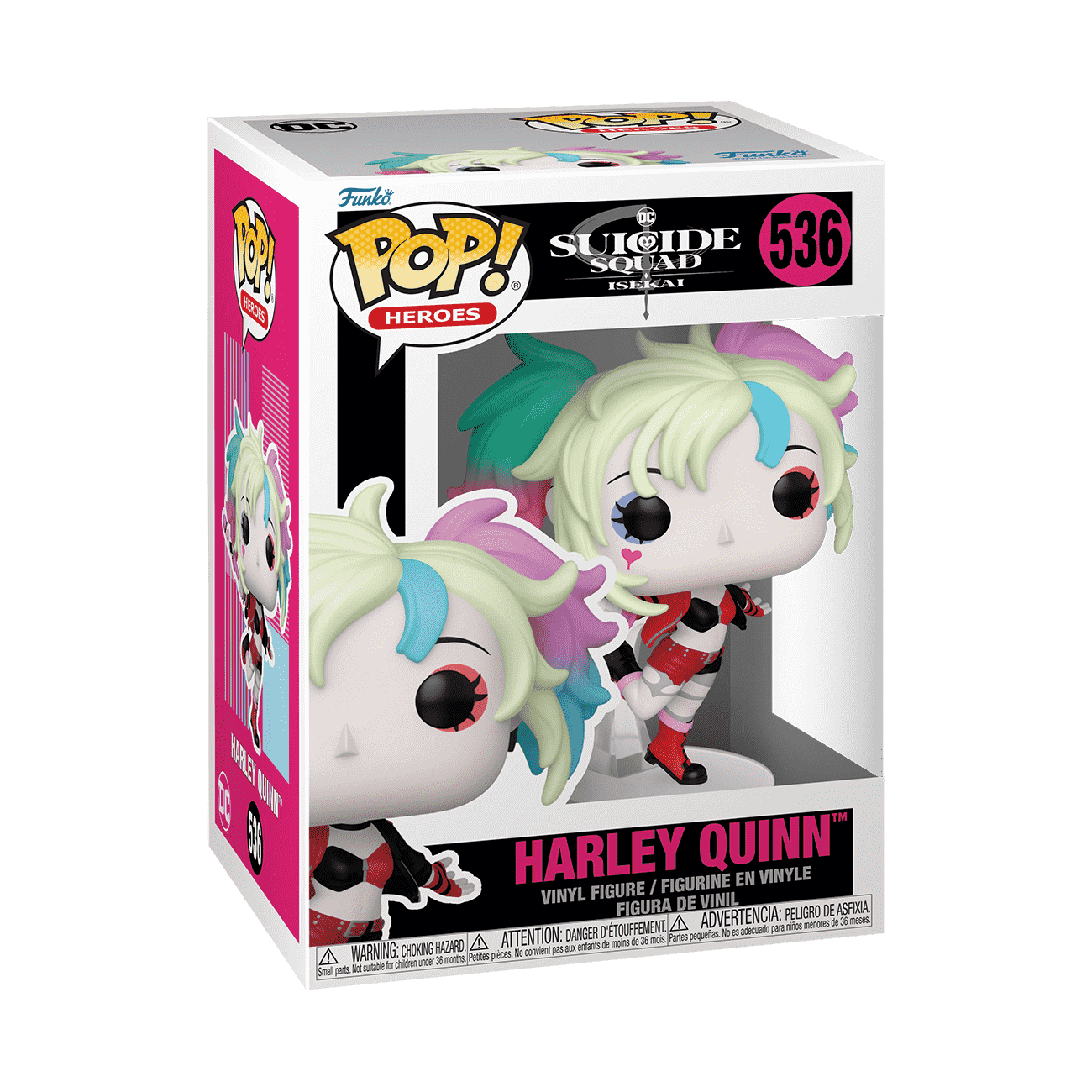 Pop! Harley Quinn (Suicide Squad Isekai) - Figurine Pop! DC Comics - vue 2
