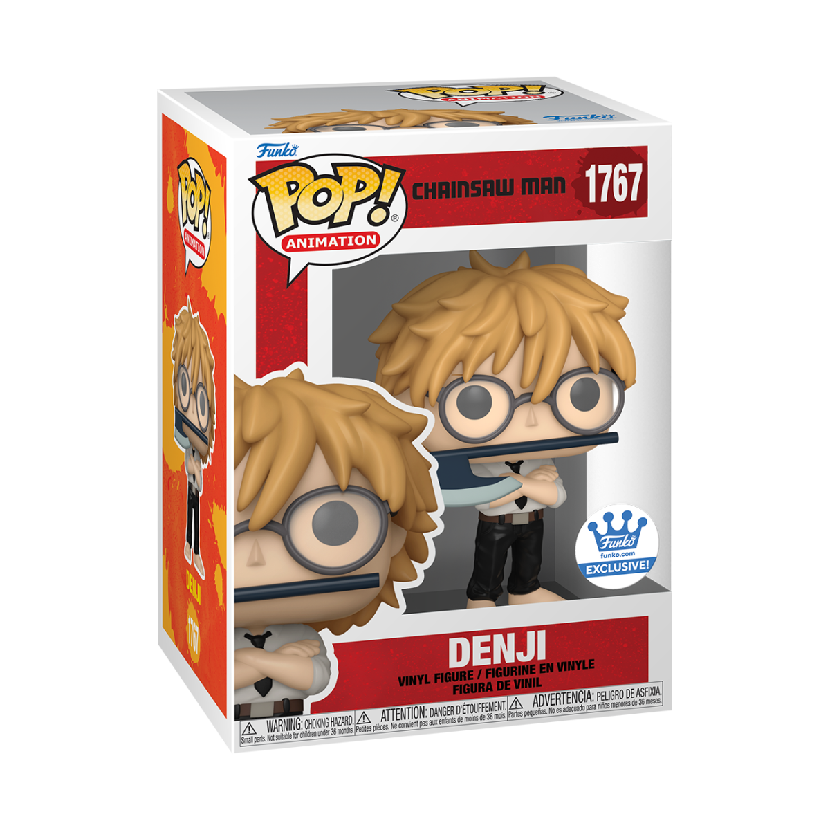 Pop! Denji (Operation: Super-Smart) - Figurine Pop! Chainsaw Man - vue 3