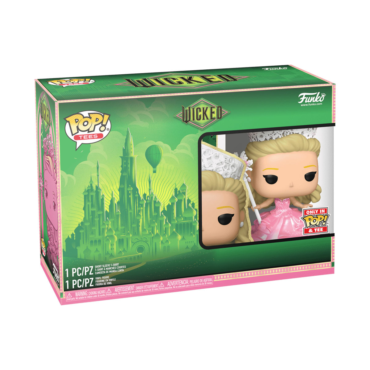 Pop! & Tee Glinda - Figurine Pop! & Tee Wicked - vue 2